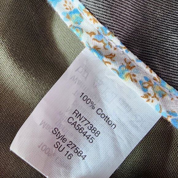 J Crew Factory Womens Small Jacket Relaxed Boyfriend Field Jacket Green Coated - Picture 10 of 12